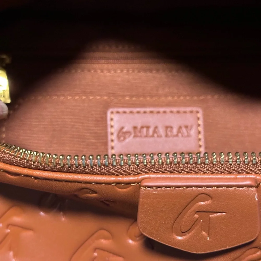 Elegant Tan Crossbody Bag with Wallet - Picture 8 of 9